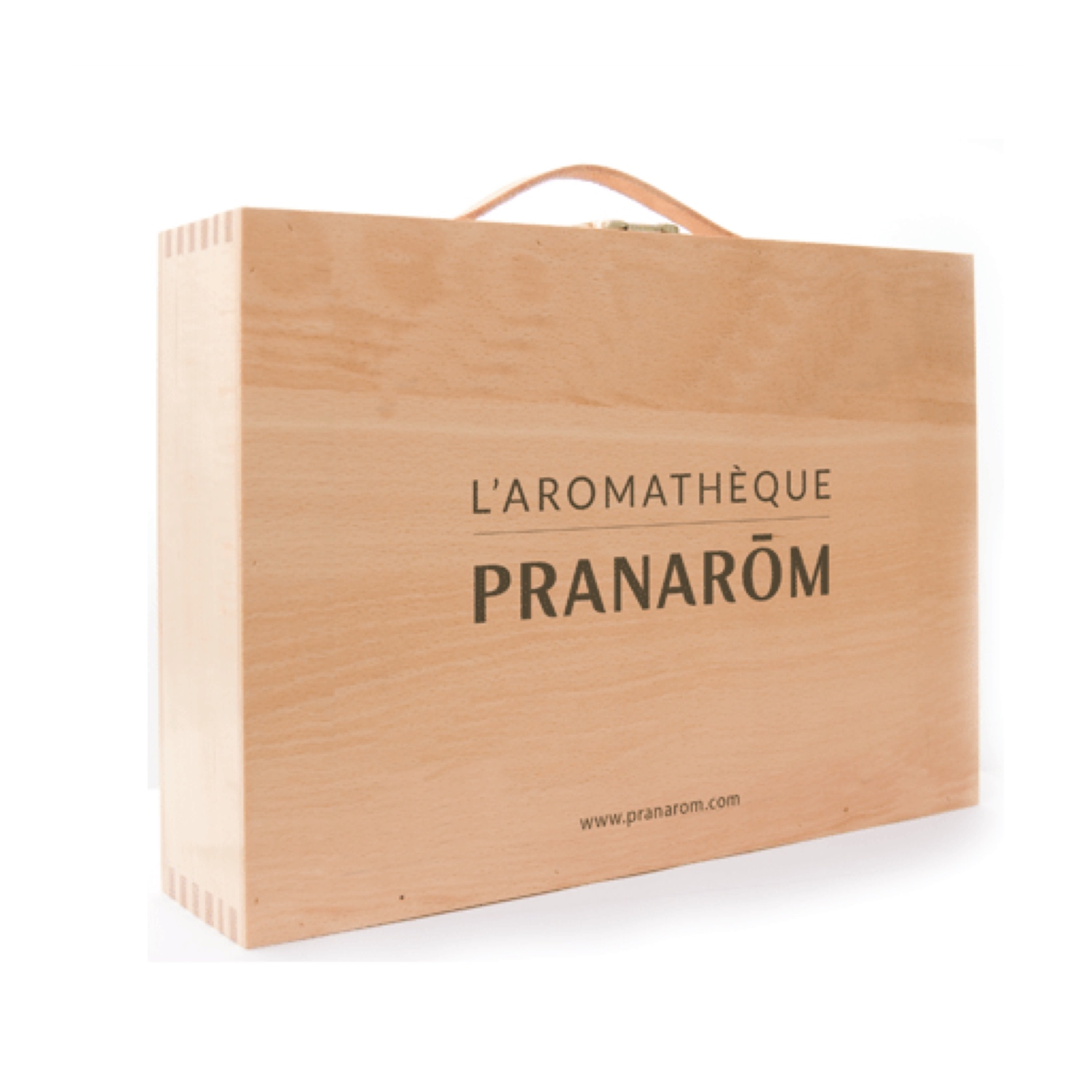 Aromathèque coffret en bois vide pour 18 Huiles Essentielles de Pranarom