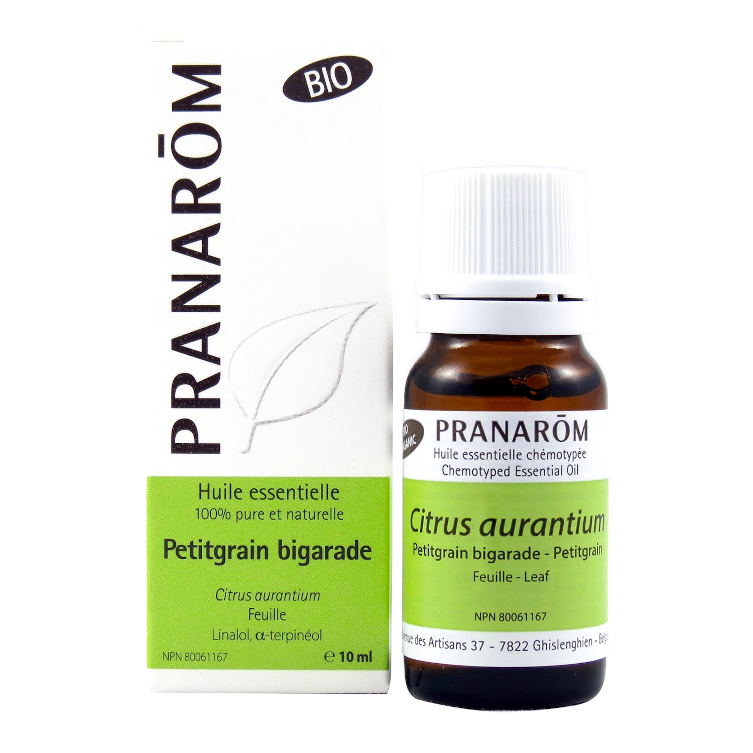 Huile essentielle Petitgrain bigarade par Pranarom Aromathérapie