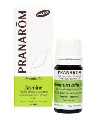 Jasmine (10% pre-blended) Chemotyped Essential Oil - Pranarom.ca