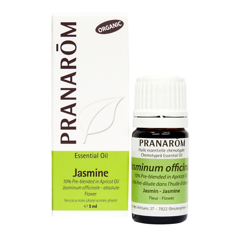Jasmine (10% pre-blended) Chemotyped Essential Oil - Pranarom.ca