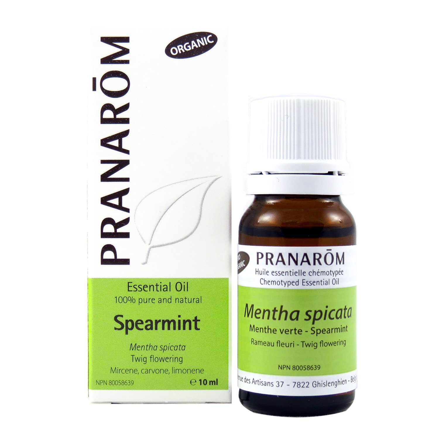 Pranarom Peppermint Essential Oil, 15mL, Pure, Aromatherapy